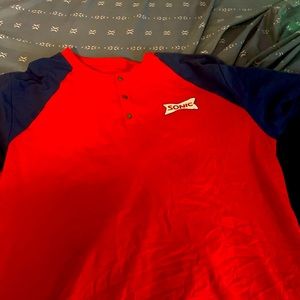 Sonic employee shirt